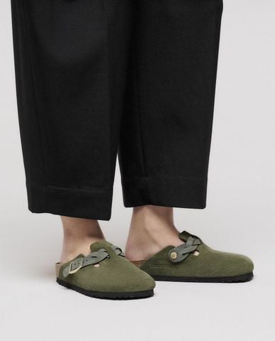  BIRKENSTOCK - Giày clog nữ Boston Braided 