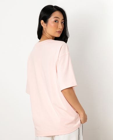  SKECHERS - Áo thun nữ cổ tròn tay ngắn Basketball Culture 