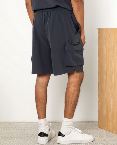  SKECHERS - Quần short thể thao nam ống rộng Basketball Culture 