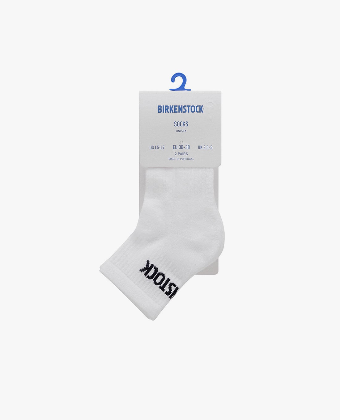 BIRKENSTOCK - Set 2 vớ unisex cổ thấp dệt logo