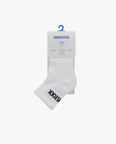  BIRKENSTOCK - Set 2 vớ unisex cổ thấp dệt logo 