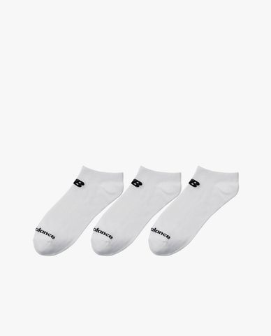  NEW BALANCE -  Set 3 vớ nam cổ thấp dệt logo 