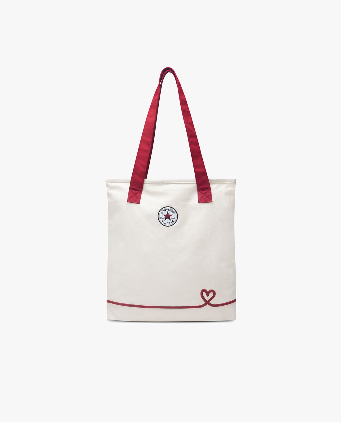 CONVERSE - Túi tote unisex phom chữ nhật Hearts