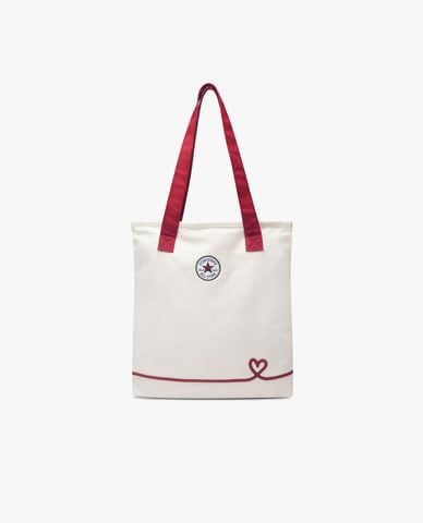  CONVERSE - Túi tote unisex phom chữ nhật Hearts 