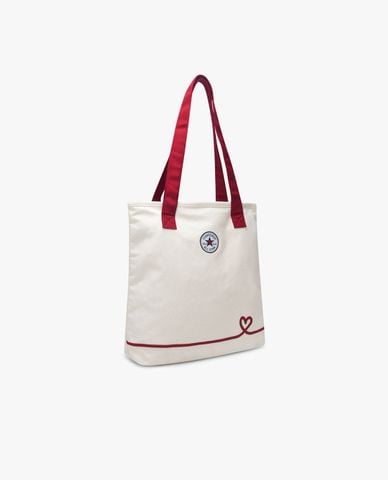  CONVERSE - Túi tote unisex phom chữ nhật Hearts 