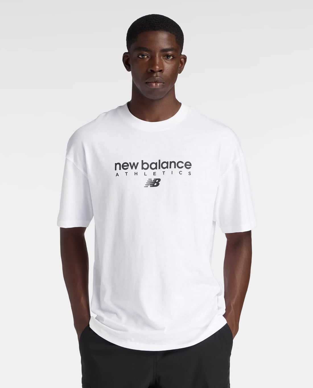 NEW BALANCE - Áo thun thể thao nam tay ngắn Linear