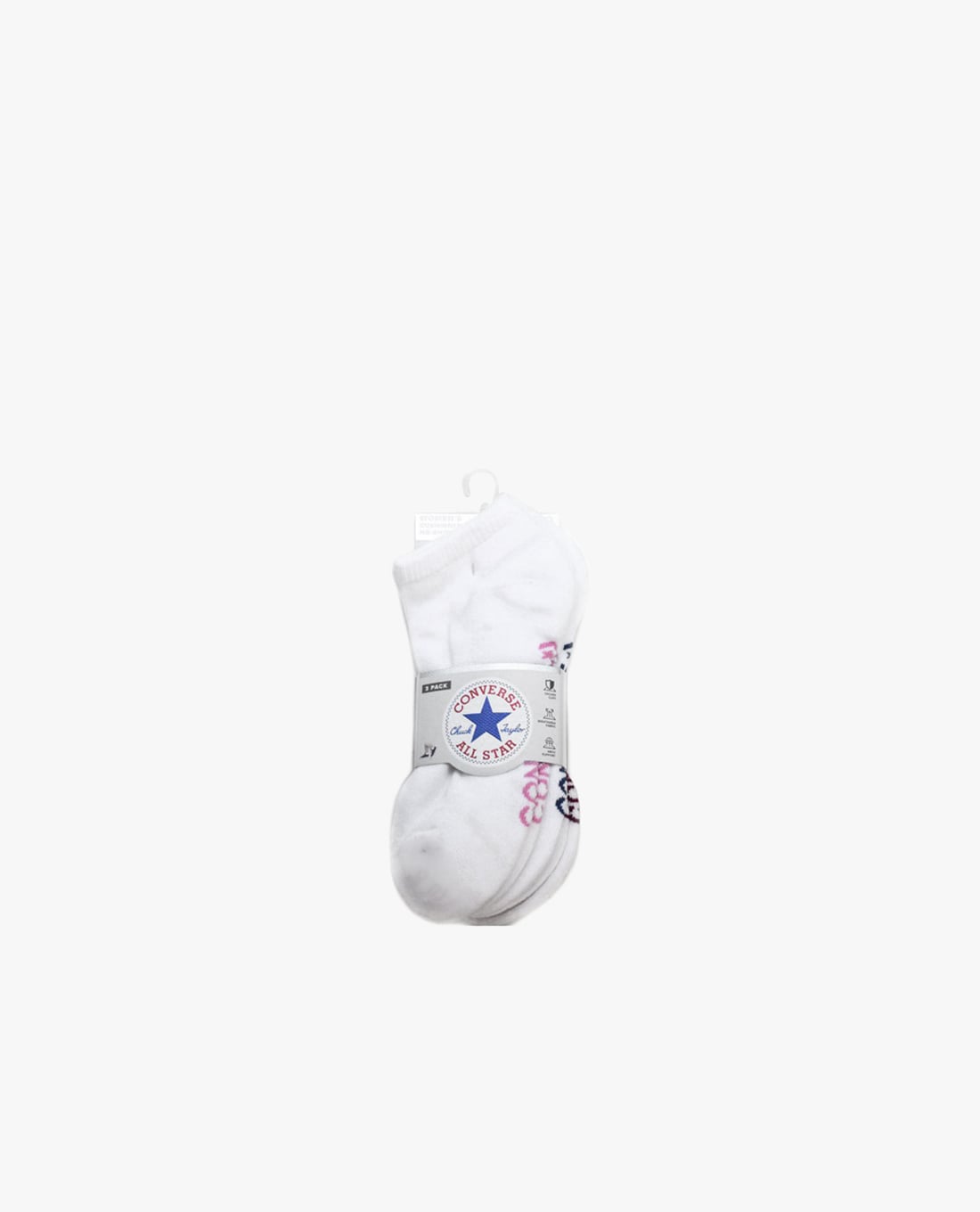 CONVERSE - Set 3 vớ nữ cổ thấp Classic