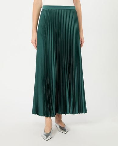  WEEKEND MAX MARA - Chân váy xếp ly midi phom suông Wkdnicchia 