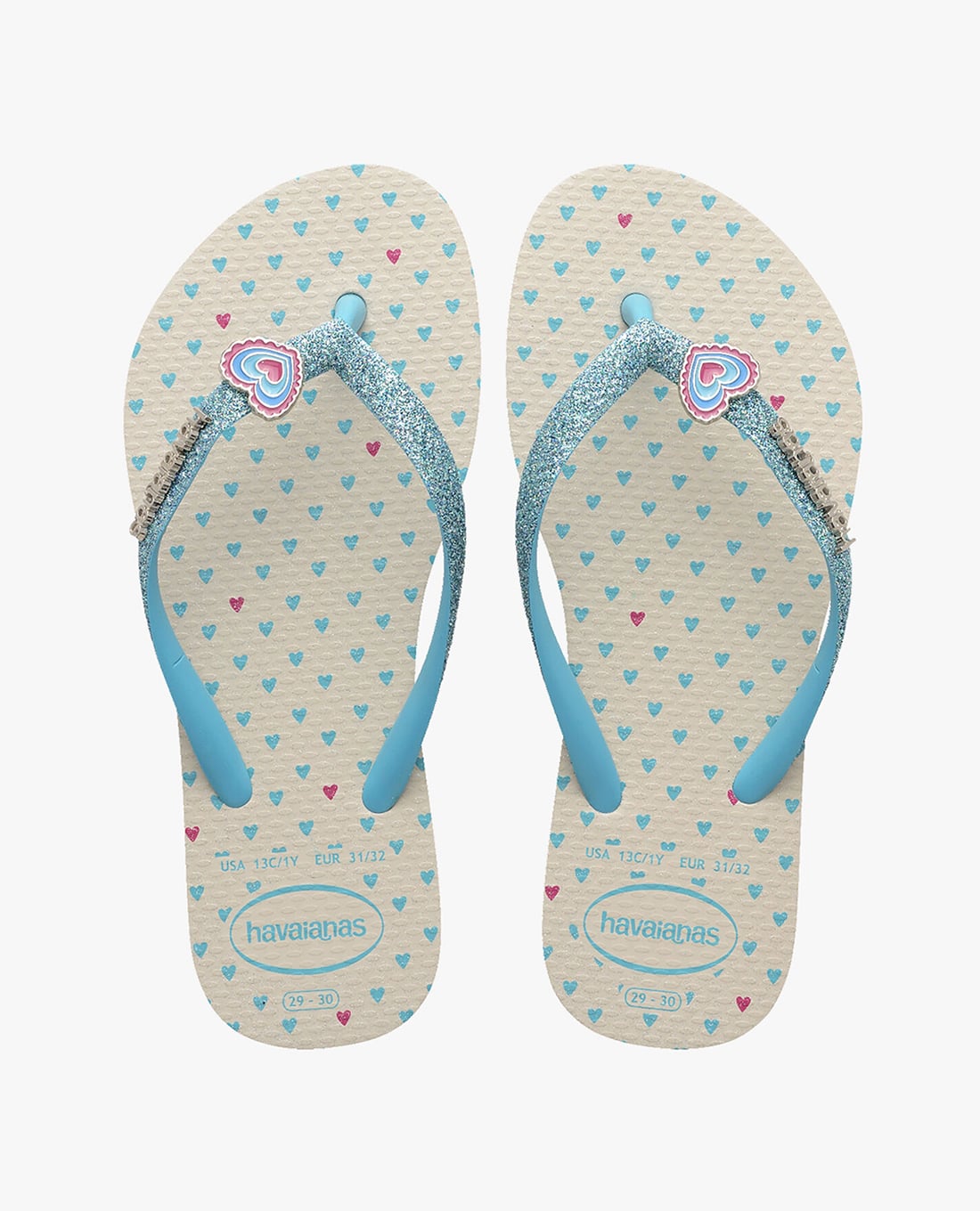 HAVAIANAS - Dép kẹp bé gái Kids Slim Glitter II