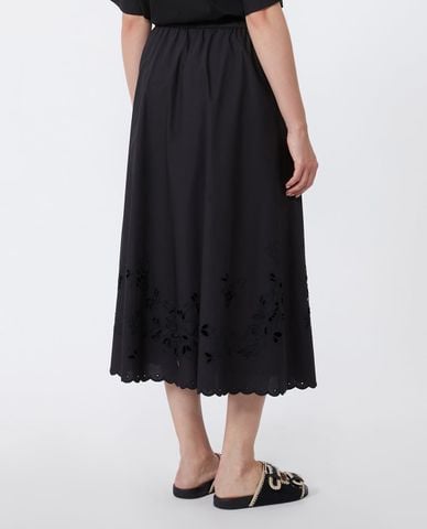  WEEKEND MAX MARA - Chân váy phom suông midi lưng thun Wkdcaravan 