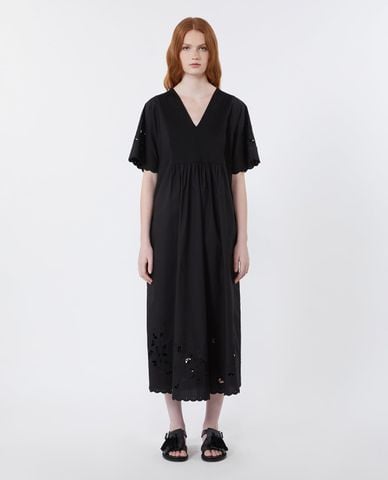  WEEKEND MAX MARA - Đầm midi cổ V phom suông Wkdtartufo 