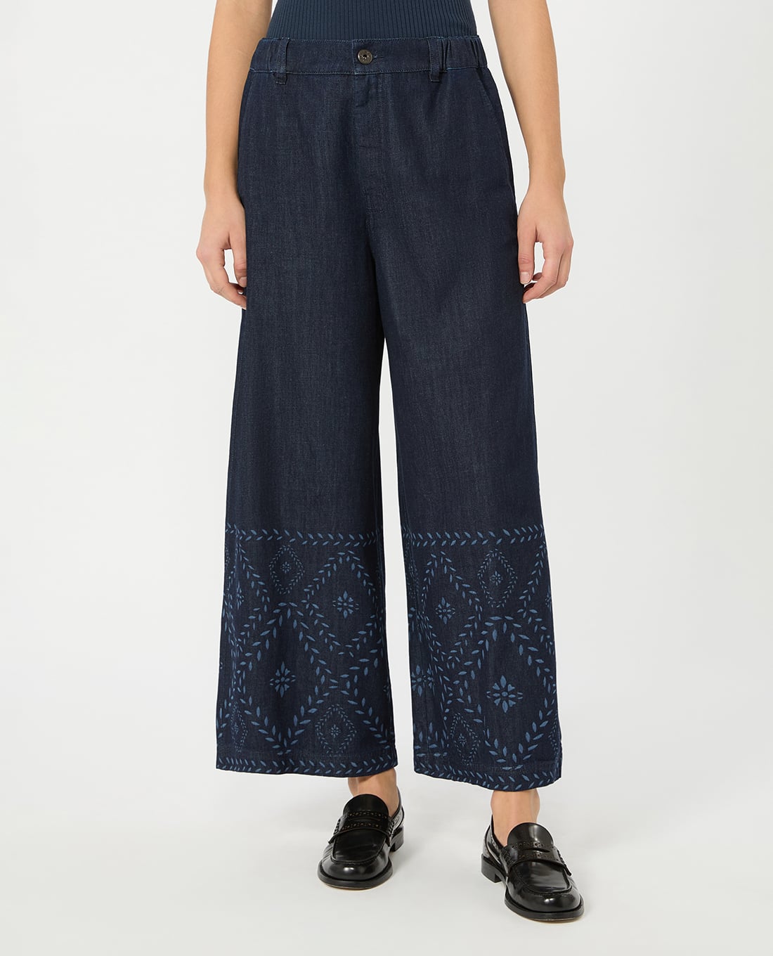 WEEKEND MAX MARA - Quần jeans nữ ống rộng Wkdlampada