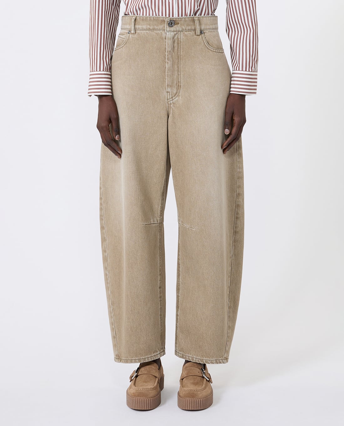 WEEKEND MAX MARA - Quần jeans nữ ống rộng Wkdarcadia