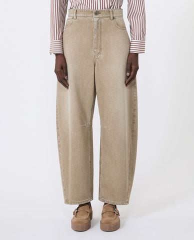  WEEKEND MAX MARA - Quần jeans nữ ống rộng Wkdarcadia 