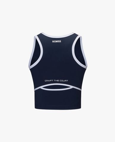  K-SWISS - Áo ba lỗ thể thao nữ phom ôm 