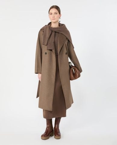  WEEKEND MAX MARA - Áo khoác măng tô nữ dáng dài Wkdresina 