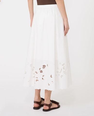  WEEKEND MAX MARA - Chân váy phom suông midi lưng thun Wkdcaravan 