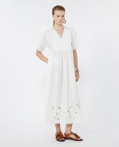  WEEKEND MAX MARA - Đầm midi cổ V phom suông Wkdtartufo 