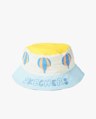 SKECHERS - Nón bucket trẻ em thêu logo Fisherman 