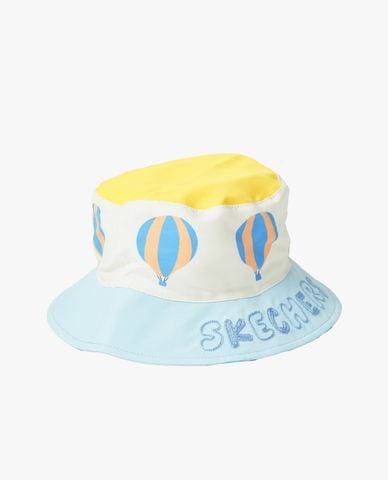  SKECHERS - Nón bucket trẻ em thêu logo Fisherman 