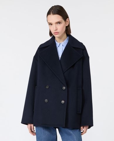  WEEKEND MAX MARA - Áo khoác măng tô nữ dáng ngắn Wkdclara 