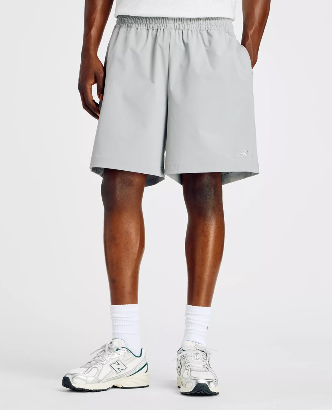 NEW BALANCE - Quần short tập luyện nam lưng thun