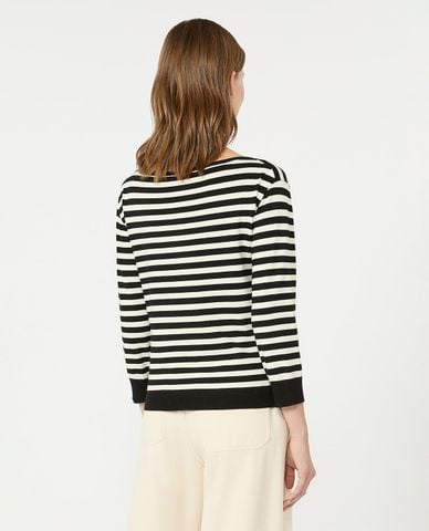  WEEKEND MAX MARA - Áo sweatshirt nữ cổ thuyền tay dài Wkdstecca 