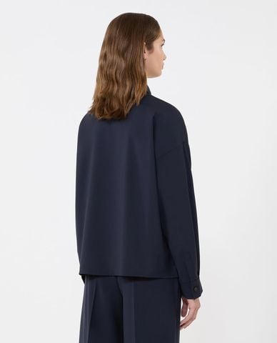  WEEKEND MAX MARA - Áo khoác sơ mi nữ tay dài phối túi hộp Wkdmulino 