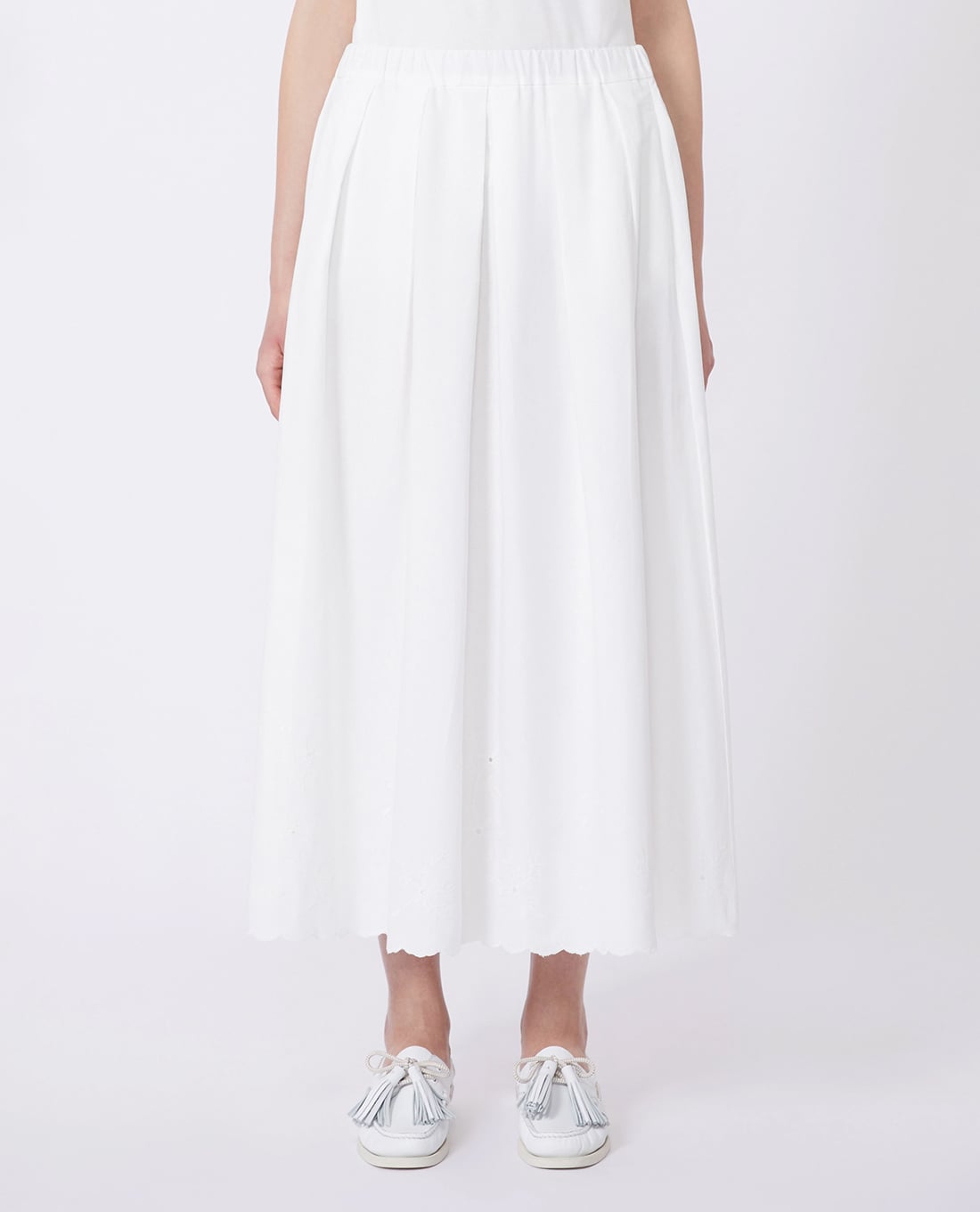 WEEKEND MAX MARA - Chân váy chữ A midi lưng thun Wkdpio