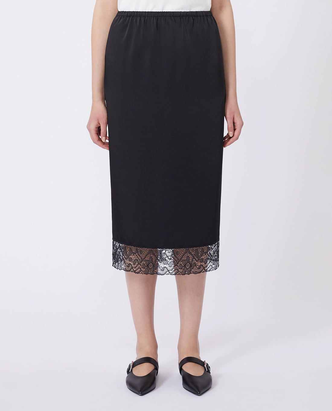 WEEKEND MAX MARA - Chân váy phom suông midi viền ren Wkddiorama