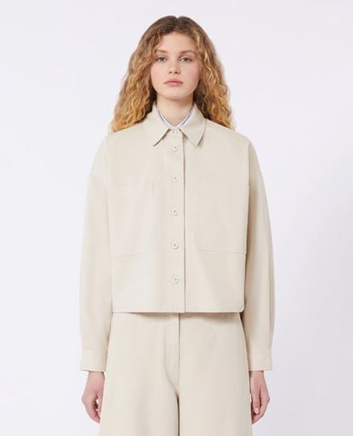  WEEKEND MAX MARA - Áo sơ mi nữ cổ bẻ tay dài Wkdradente 