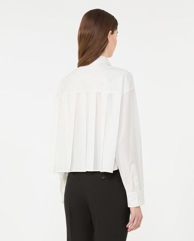  WEEKEND MAX MARA - Áo sơ mi nữ cổ bẻ tay dài Wkdeden 