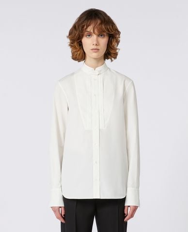  WEEKEND MAX MARA - Áo sơ mi nữ cổ đứng tay dài Butterfly 