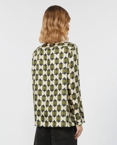  WEEKEND MAX MARA - Áo sơ mi nữ cổ bẻ tay dài Rive 