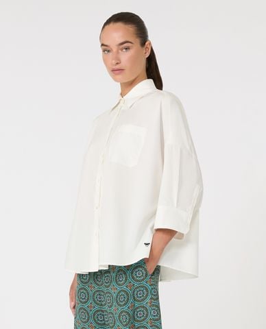  WEEKEND MAX MARA - Áo sơ mi nữ cổ bẻ tay dài Zavorra 