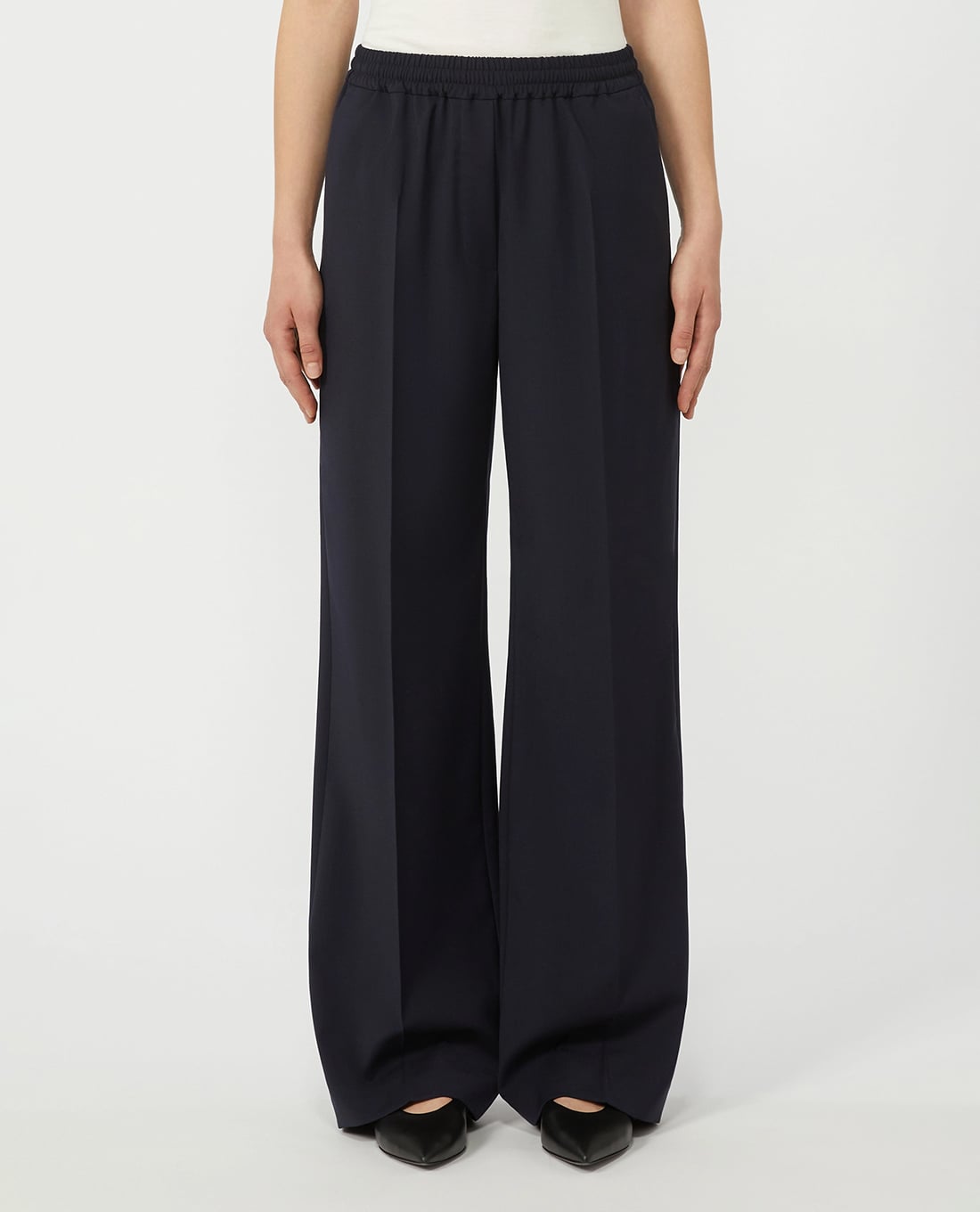 WEEKEND MAX MARA - Quần nữ ống rộng lưng thun Wkdmallo