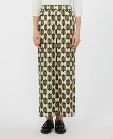  WEEKEND MAX MARA - Quần nữ ống rộng lưng thun Fibbia 