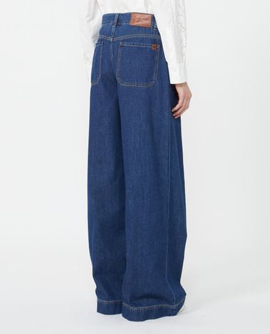  WEEKEND MAX MARA - Quần jeans nữ ống rộng Vega 