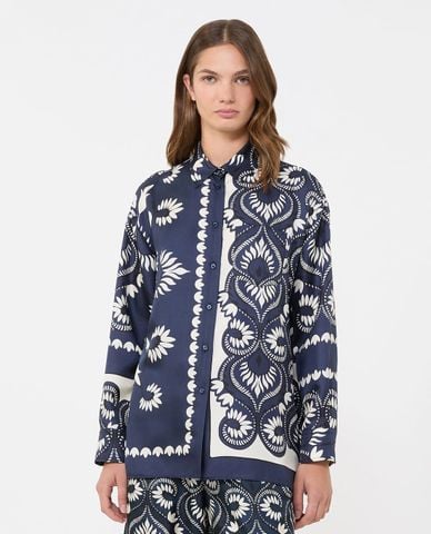  WEEKEND MAX MARA - Áo sơ mi nữ cổ bẻ tay dài Wkdlastra 