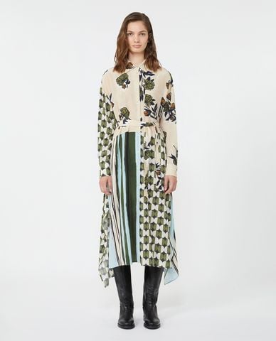  WEEKEND MAX MARA - Đầm sơ mi midi cổ bẻ tay dài Passo 