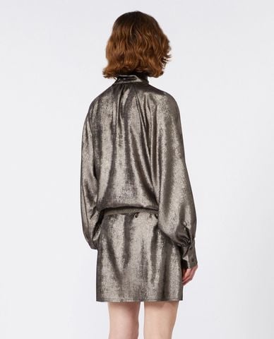  WEEKEND MAX MARA - Đầm mini ánh kim tay dài Bunny 