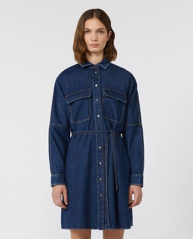  WEEKEND MAX MARA - Đầm denim mini tay dài Balenio 