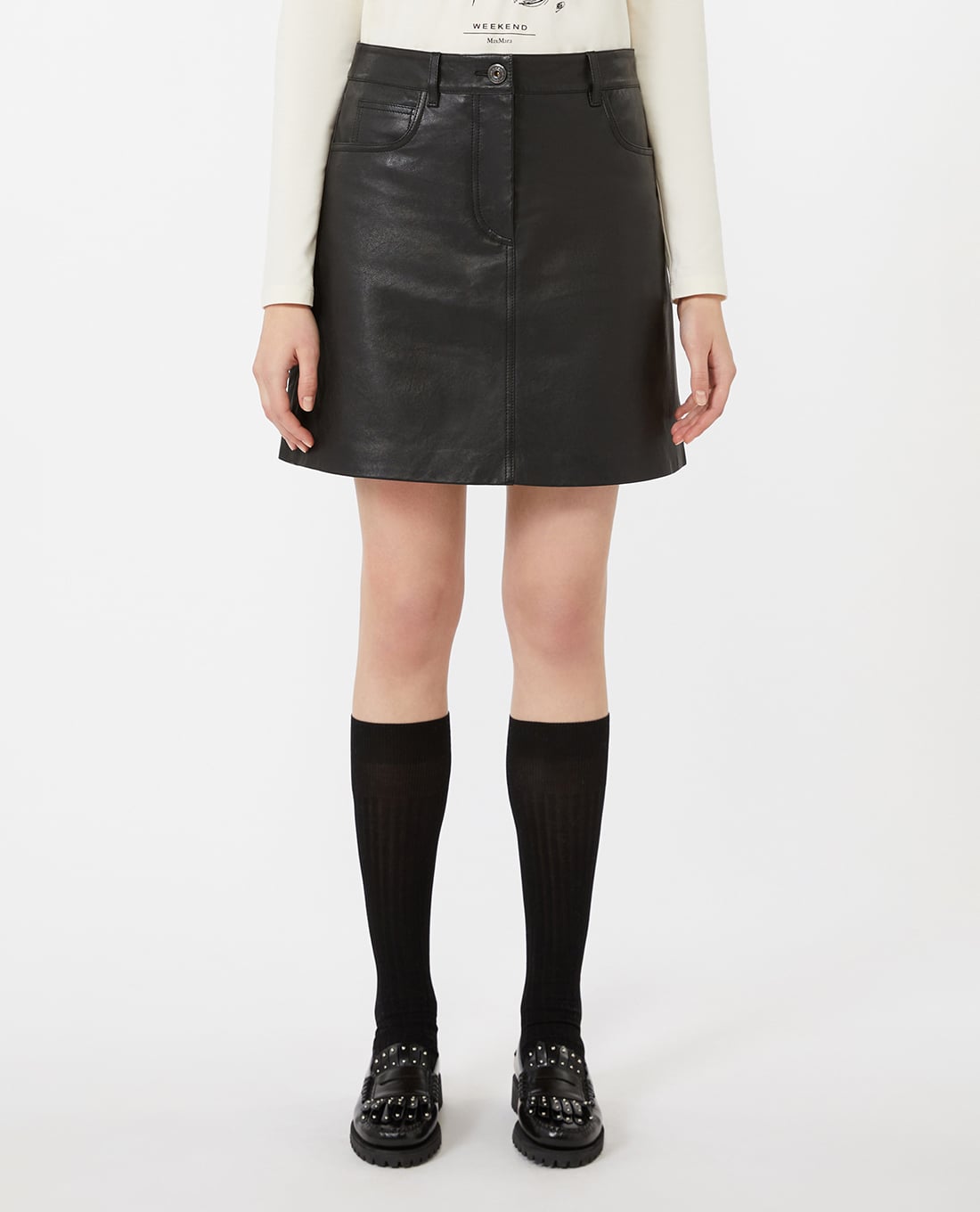 WEEKEND MAX MARA - Chân váy chữ A mini Hull