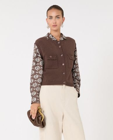  WEEKEND MAX MARA - Clutch nữ hình oval Spanishheritage 