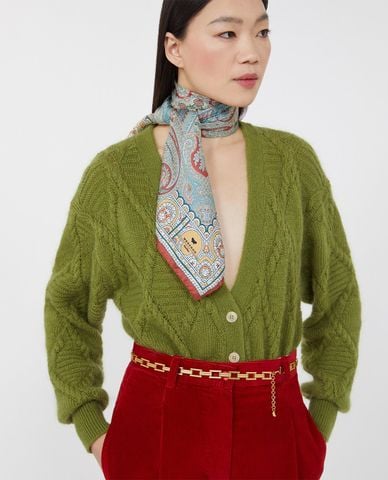  WEEKEND MAX MARA - Khăn choàng nữ phom vuông Onestonew 