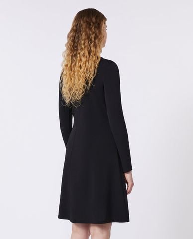  WEEKEND MAX MARA - Đầm mini cổ tròn tay dài thắt nơ Wkdrete 