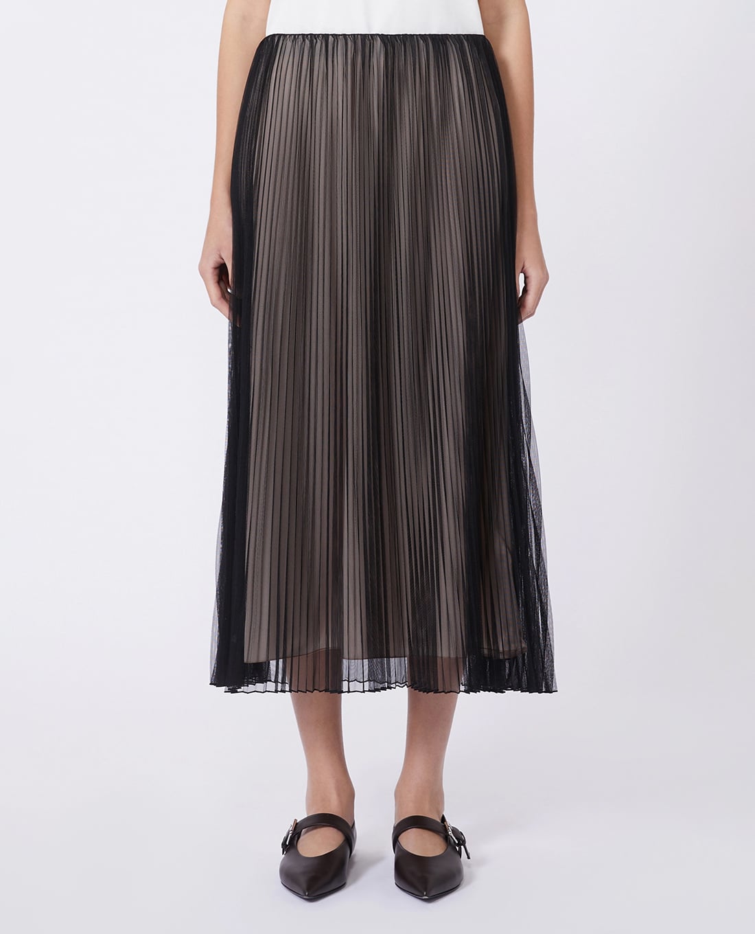 WEEKEND MAX MARA - Chân váy xếp li midi Wkdbaby