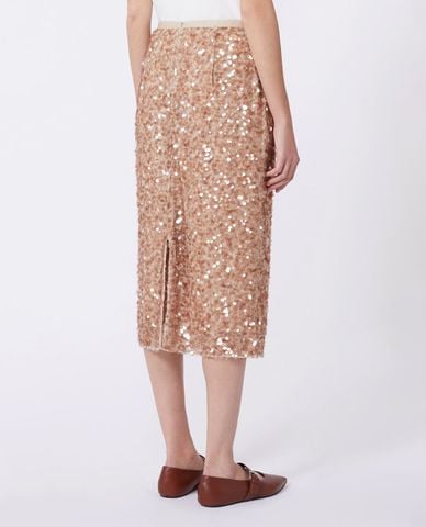  WEEKEND MAX MARA - Chân váy phom suông midi đính sequin Wkdocchio 