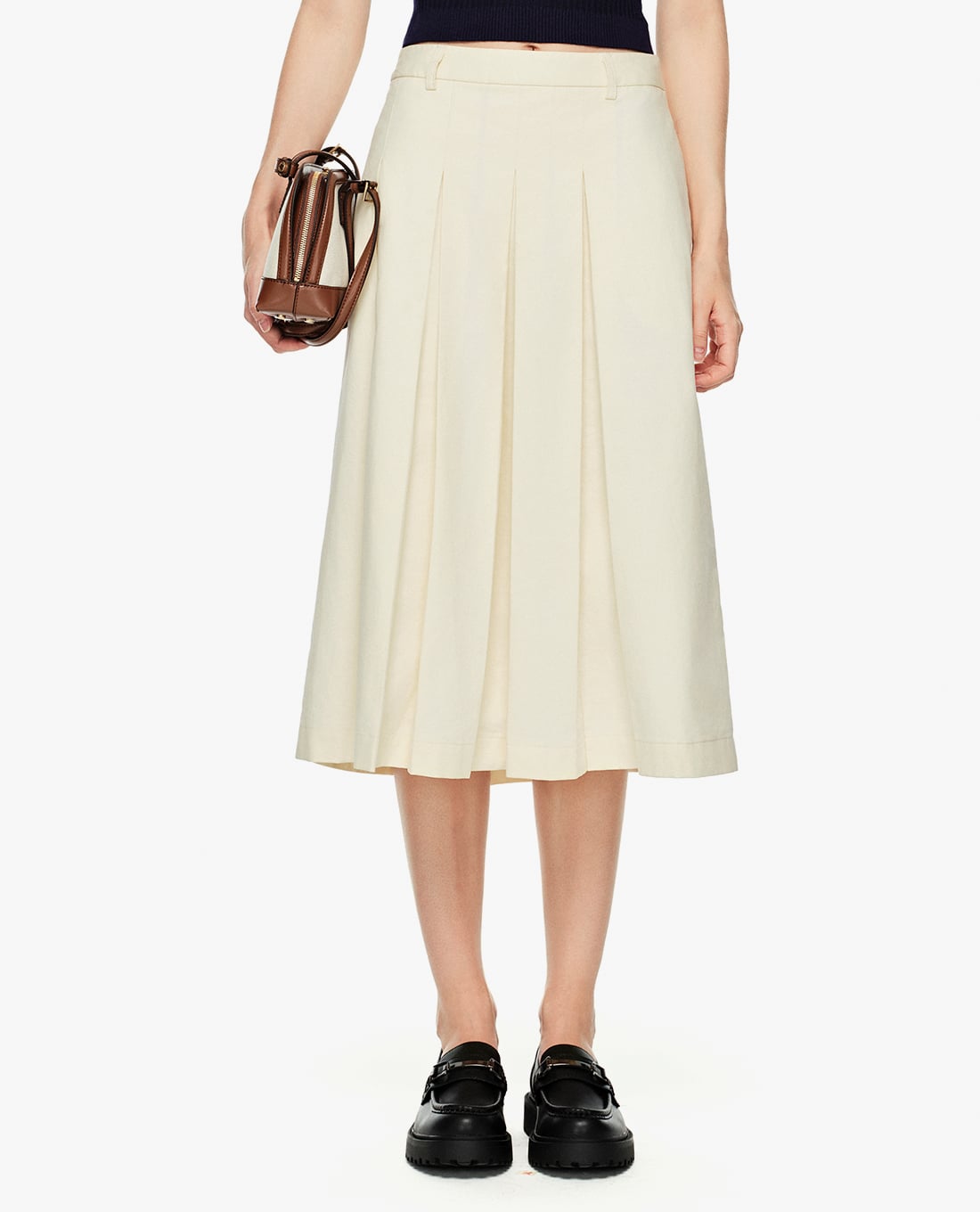 GIGI - Chân váy xếp li midi thanh lịch