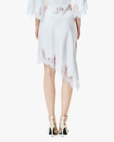  GIGI - Chân váy midi bất đối xứng phối ren 